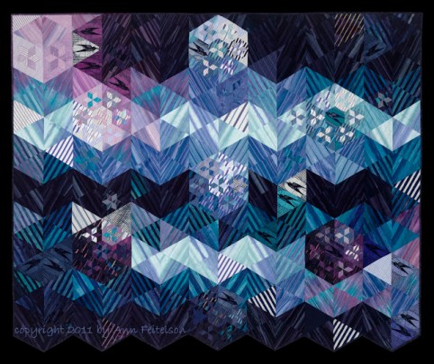 Ice on the Sawmill River c. 2011 by Ann Feitelson